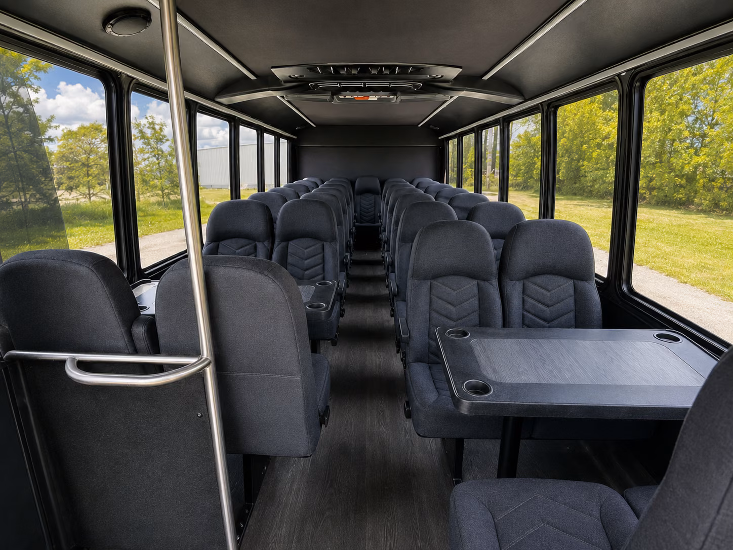 austin 20 passenger minibus interior