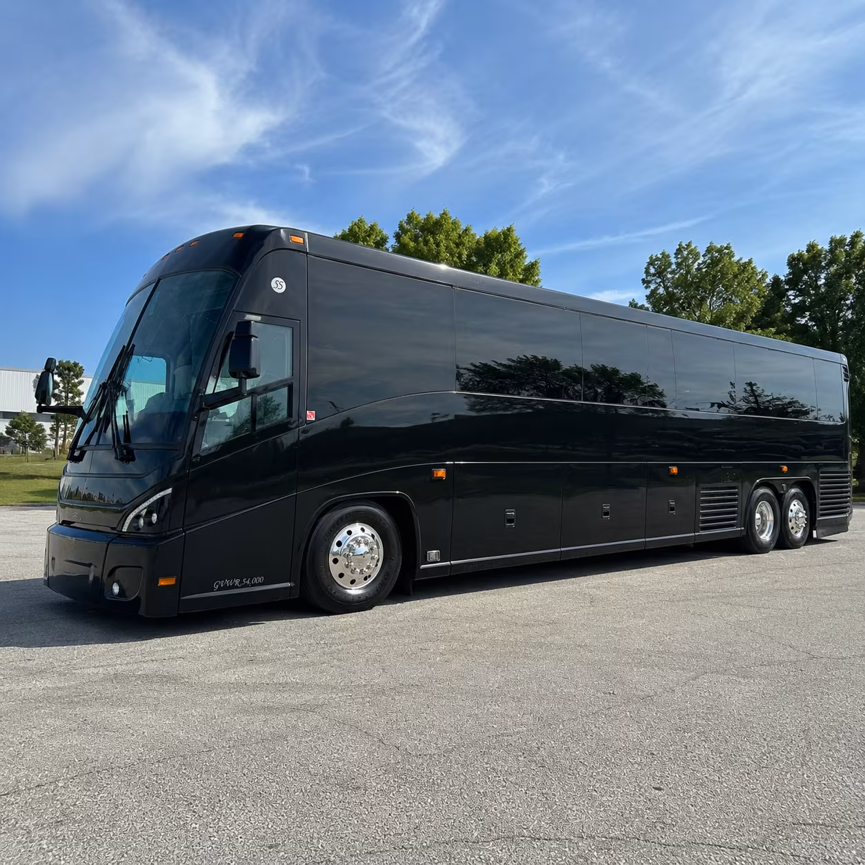 austin 47 passenger charter bus