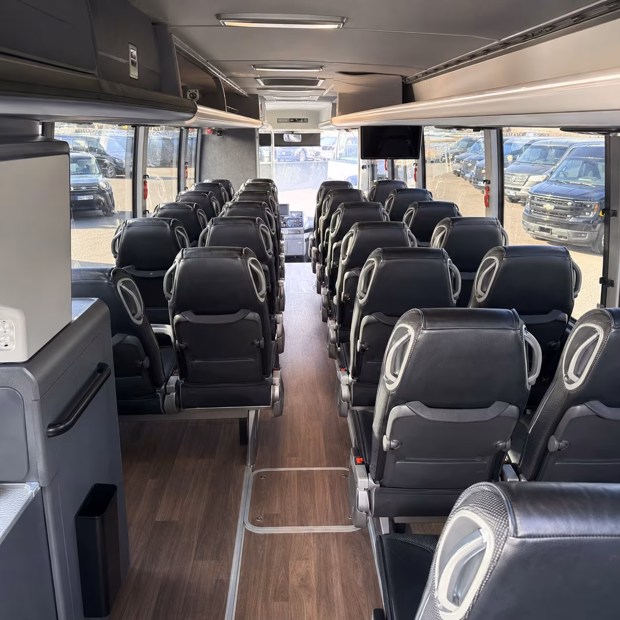 austin long distance charter bus rental