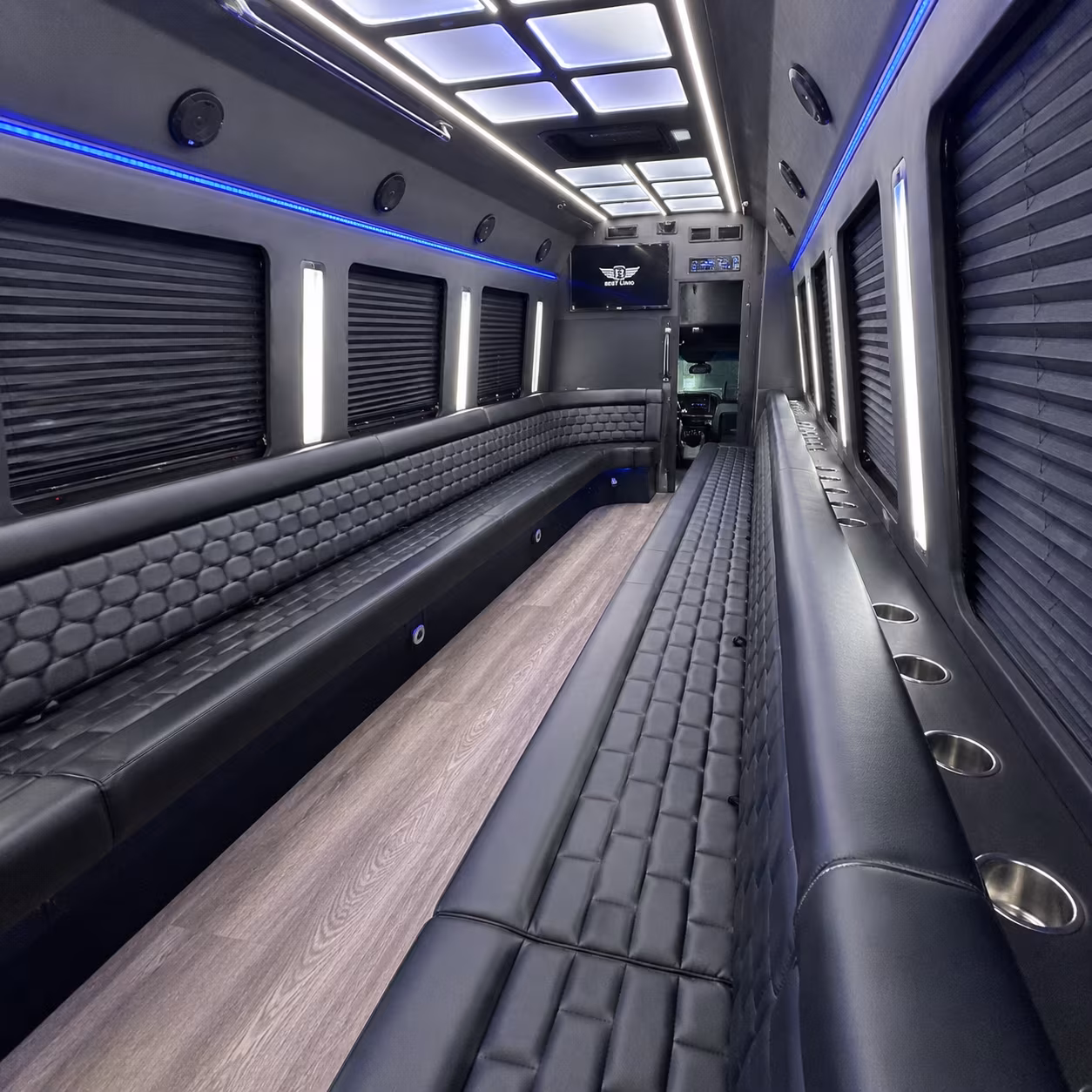 austin party bus interior