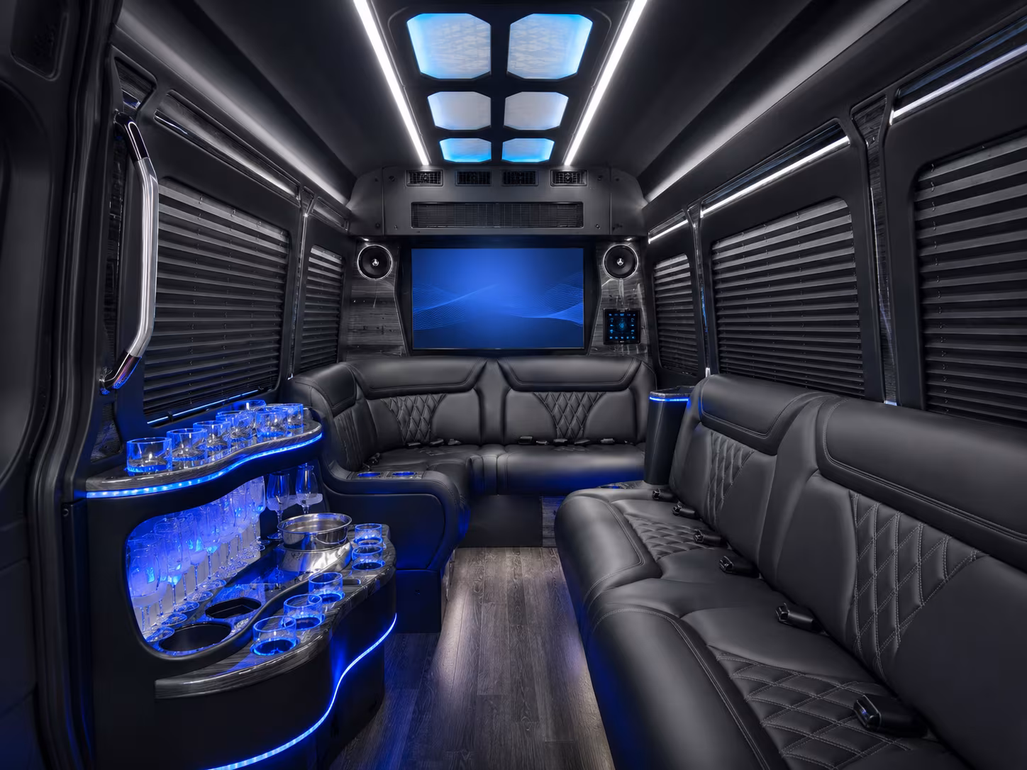 sprinter vans and minibuses for intimate austin birthday dinners and night outs